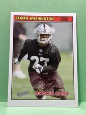 Fabian Washington 2005 Topps bazooka rookie card. rookie card picture