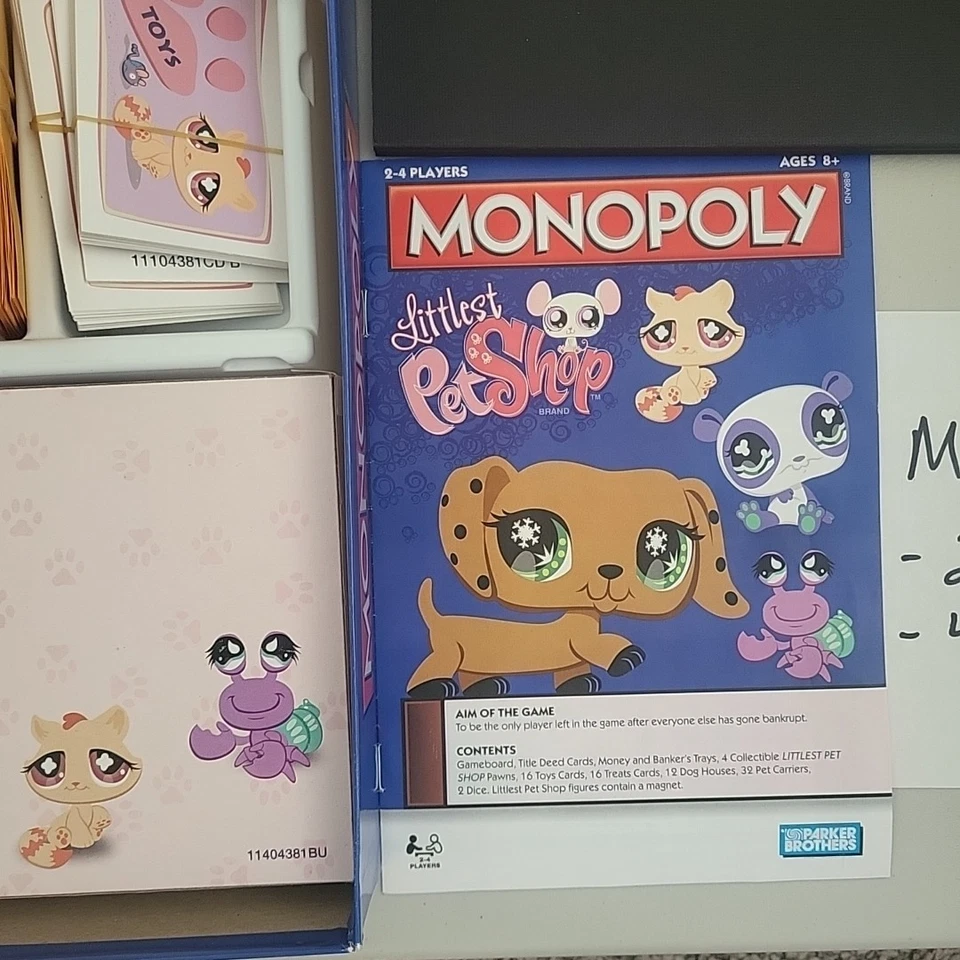 Juego de mesa Littlest Pet Shop Monopoly incompleto leer descripción Foto 4 de 4