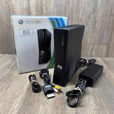 Microsoft Xbox 360 S Slim Model 1439 4 GB Console W/ Box