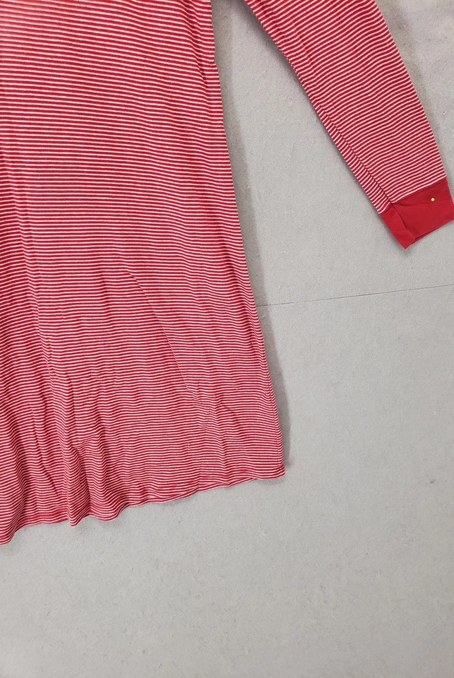 Vestido de Noche Lauren Ralph Lauren Niñas Grande Rayas Manga Larga Henley Volantes Foto 4 de 4