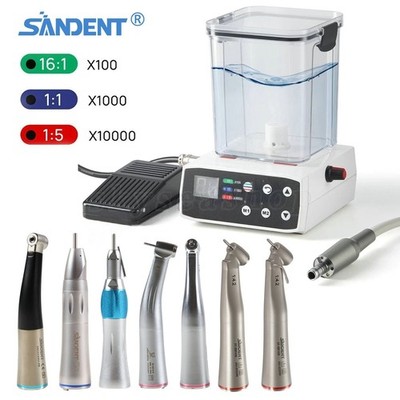 Dental Brushless LED Electric Micro Motor  Practice/ 1:5 /1:1 / 1:4.2 Handpiece