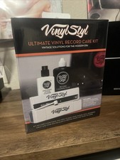 Vinyl Styl Ultimate Vinyl Record Cleaning Care Kit Record Stylus Brushes NEW