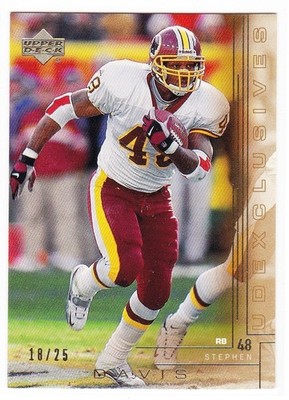 2000 Upper Deck Exclusives Gold No.215 Stephen Davis /25