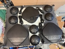 Tenveo TEVO-A3000B Conference Speakerphone w/ 2 Expansion Mics & Cables