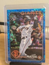 2024 Topps Series 1 - Luis Matos #28 Blue Holofoil /999 (RC)