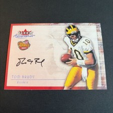 2000 Fleer Tradition Autographics Tom Brady (AU RC) Facsimile Auto Reprint NICE
