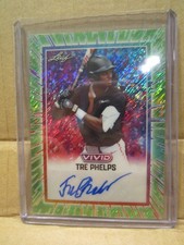 Tre Phelps 2025 Leaf Vivid  Auto BA-TP1 Green Shimmer 1/8