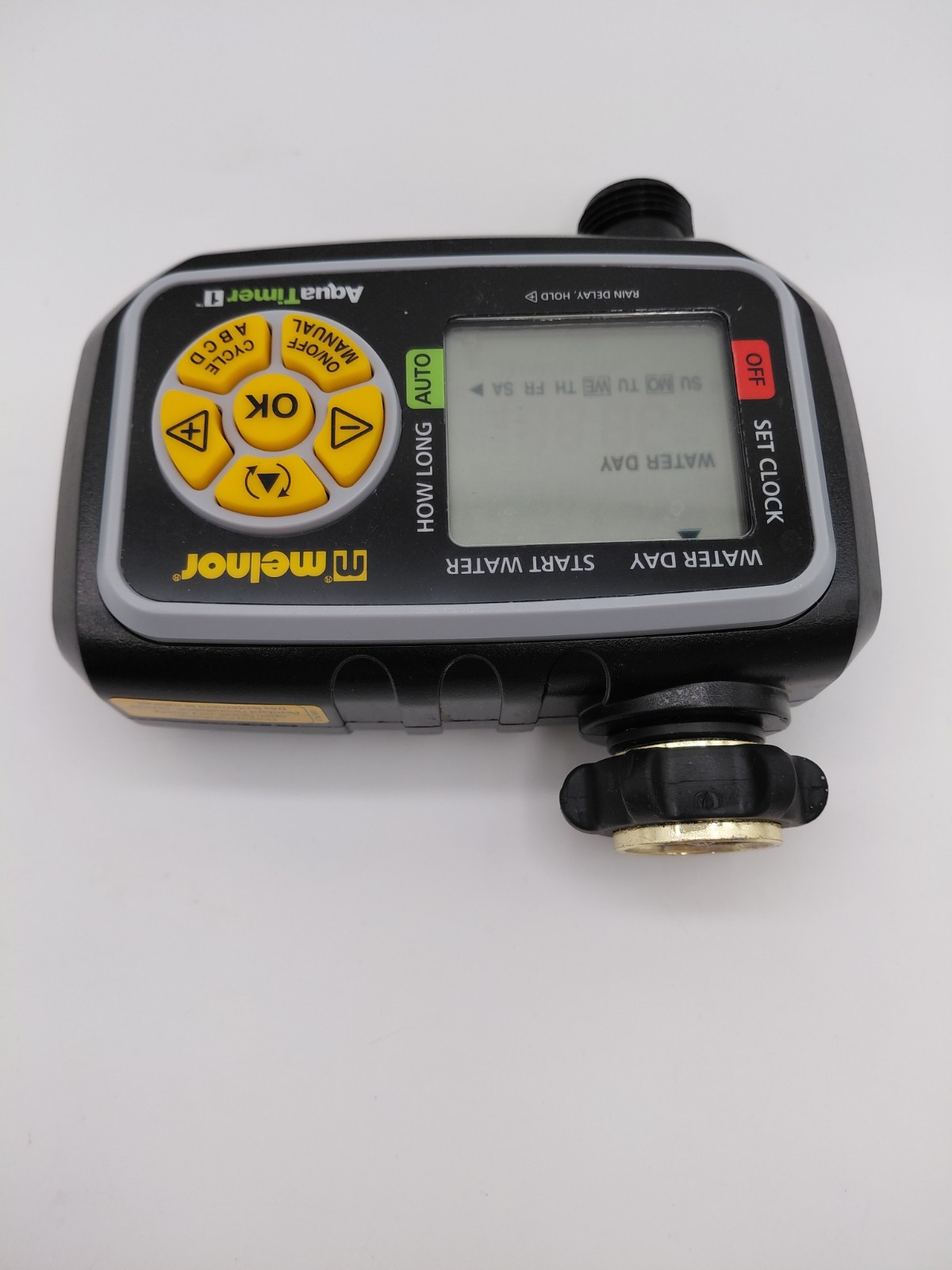 Melnor AquaTimer 1 Zone Automatic One Outlet Water Timer Digital LCD Screen NEW