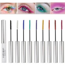 Colorful Waterproof Mascara Set - 9 Shades for Long-Lasting Eye Makeup
