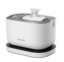PETLIBRO dockstream 2 Smart Fountain With 6 Pack Replacement Filter In White