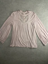 POL Lace, Flow Rose Pink Ladies Shirt, Small