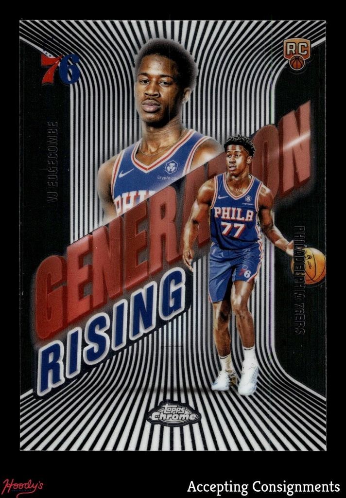 2025-26 Topps Chrome Generation Rising #GR3 VJ Edgecombe RC ROOKIE 76ers