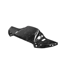 Marbling Carbon Fiber Top Fairing Windshield Duct for Harley 15-24 Road Glide