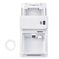 Uimoso Electric Ice Crusher Machine, 220LBS/H Snow Cone Maker, White