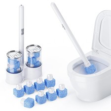 HelpX 8 Pack Pumice Stone Toilet Bowl Set with 18 in 8 Handle, blue