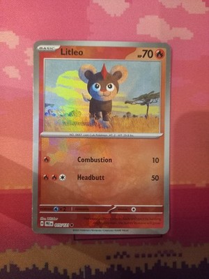 Pokemon Karte Littleo Prismatic Evolutions Masterball 015/131 Near Mint