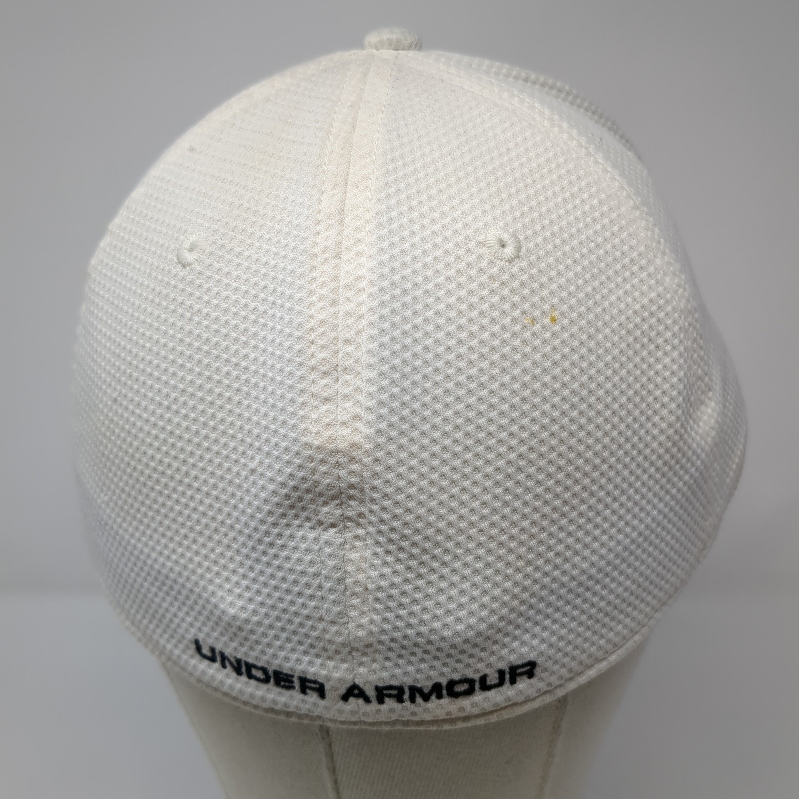 Under Armour Fitted Hat White Solid XL Embroidere… - image 6