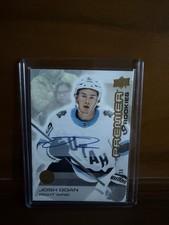 2024-25 Premier Hockey Josh Doan - Rookie Gold ON CARD AUTO #111 /35
