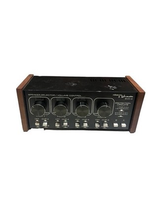 Niles Audio SVC-4 4 Speaker 2 Amplifier A B Source Selector Volume Control