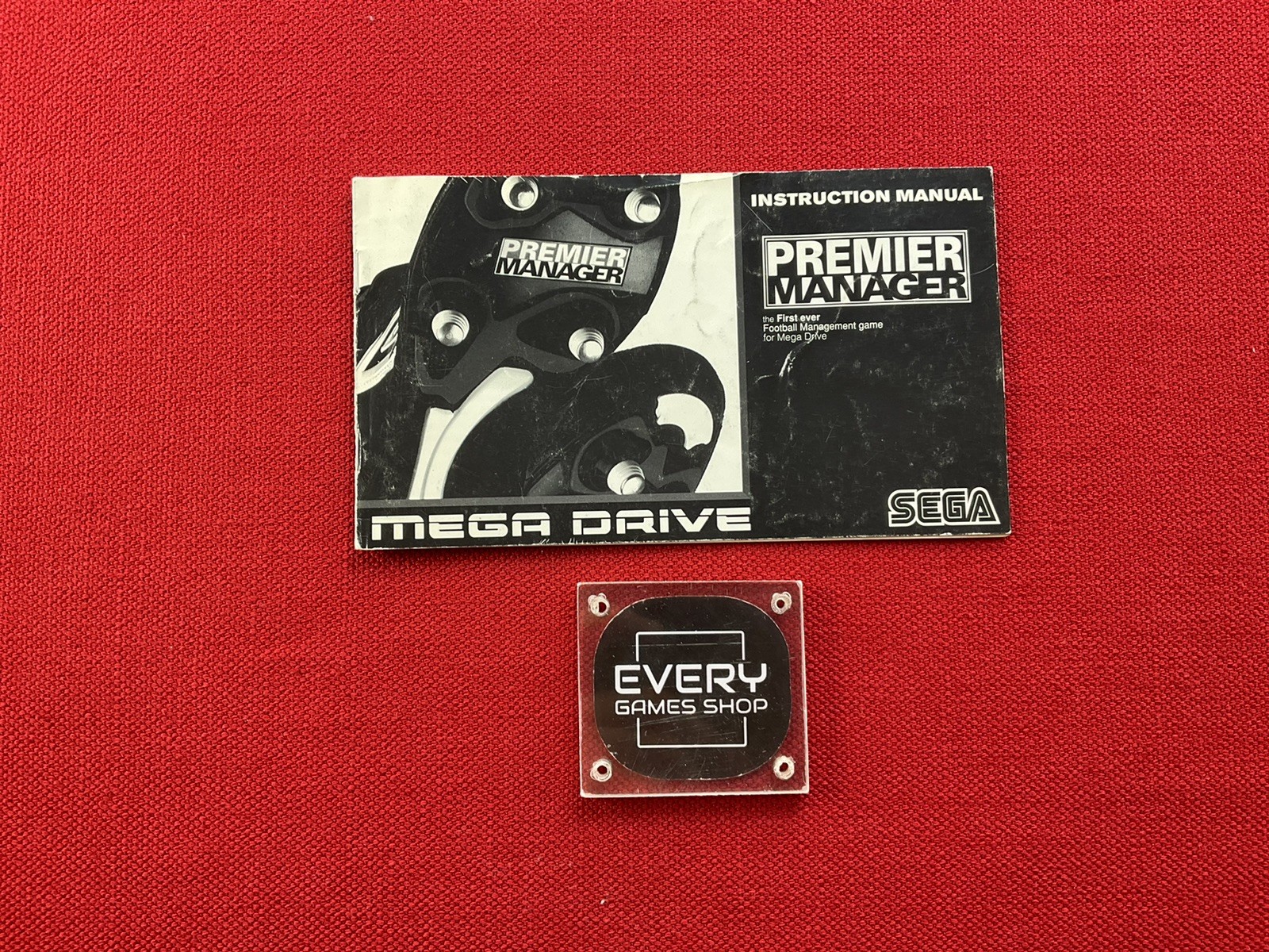 Manual Instrucciones Premier Manager Megadrive sega megadrive Buen Estado