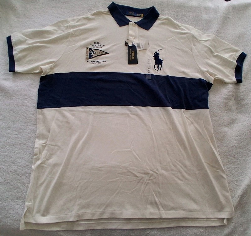 New Ralph Lauren Polo Mens 3XLT 3XL Tall Yacht Club Shirt NWT 