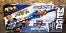 NERF N Strike Elite Sonic Ice Centurion Blaster Dart Gun mega blue