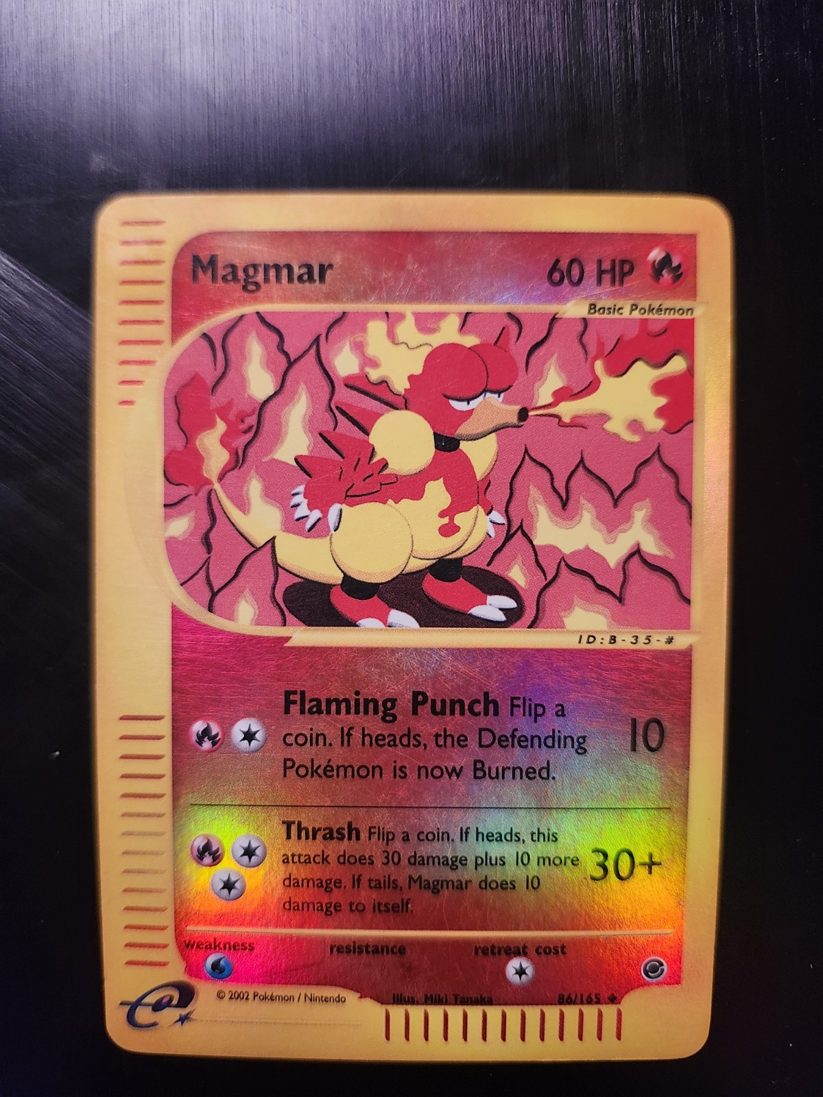 Magmar Expedition Reverse Holo #86/165. Pokemon TCG Card