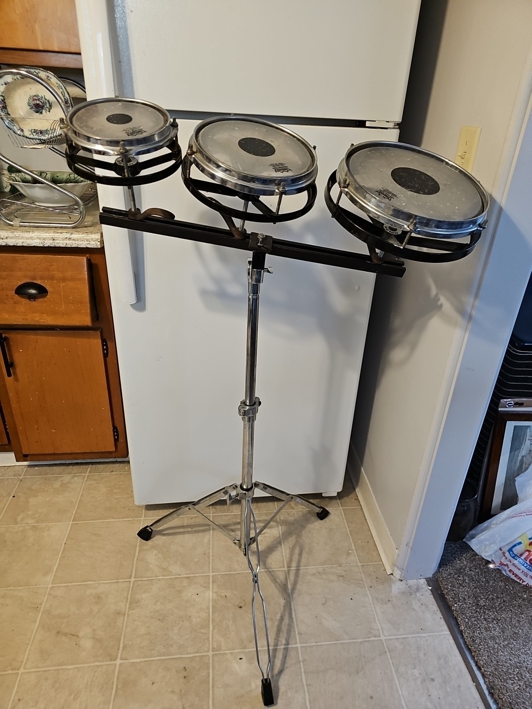 Remo Rototom 10, 8, 6 set with Stand