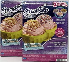 Freezy-Bake by Easy-Bake Strawberry Ice Cream Refill Mix, 3.2 OZ, LOT OF 2