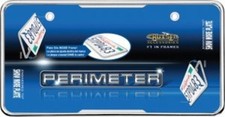 Perimeter Chrome License Plate Frame Free Screw Caps With This Frame