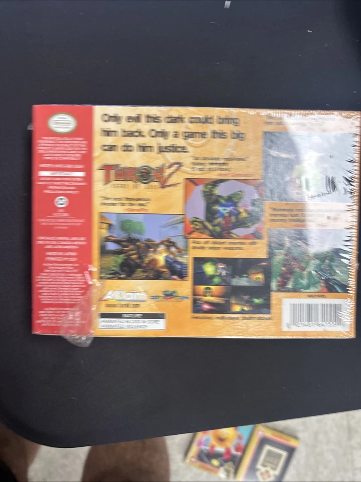 Turok 2: Seeds of Evil Nintendo 64 N64, 1998 (Factory Sealed Box) - Image 2 of 4