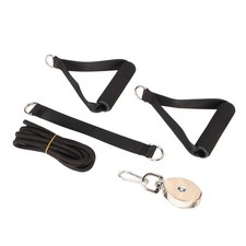Shoulder Exercise Pulley System Foam Handle Over Door Rehabilitation Trainin CUT