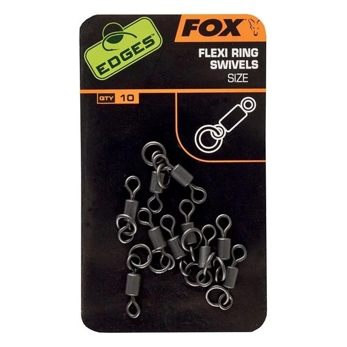 Поворотное кольцо Fox Edges Flexi Размер 1010 Stck Wirbel Karpfenangeln 2590₽