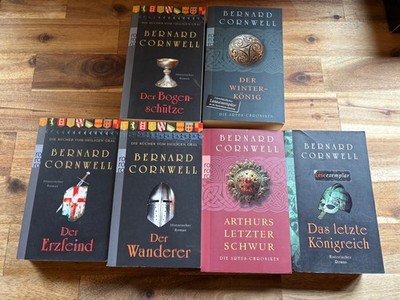 6 X Bernard Cornwell Historische Romane