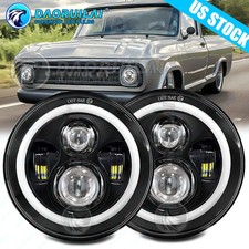 For Chevy Pickup Truck 3100 Pair 7 Inch Car Headlight Parts Round Hilo Beam