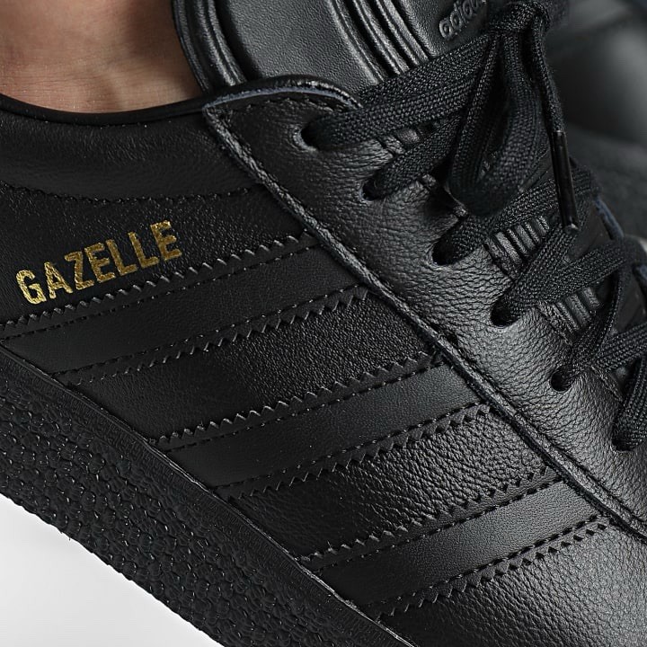 Adidas Originals Gazelle Men's Athletic Shoe Black Sneaker Trainer Footwear  #497 | eBay