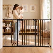 40.5" Extra Tall 53.1-62.5" Extra Wide Baby Pet Gate for Doorway