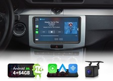 Radio For 2010-2014 VW Touran Sharan Android Head Unit 9" IPS CarPlay Sat Nav BT