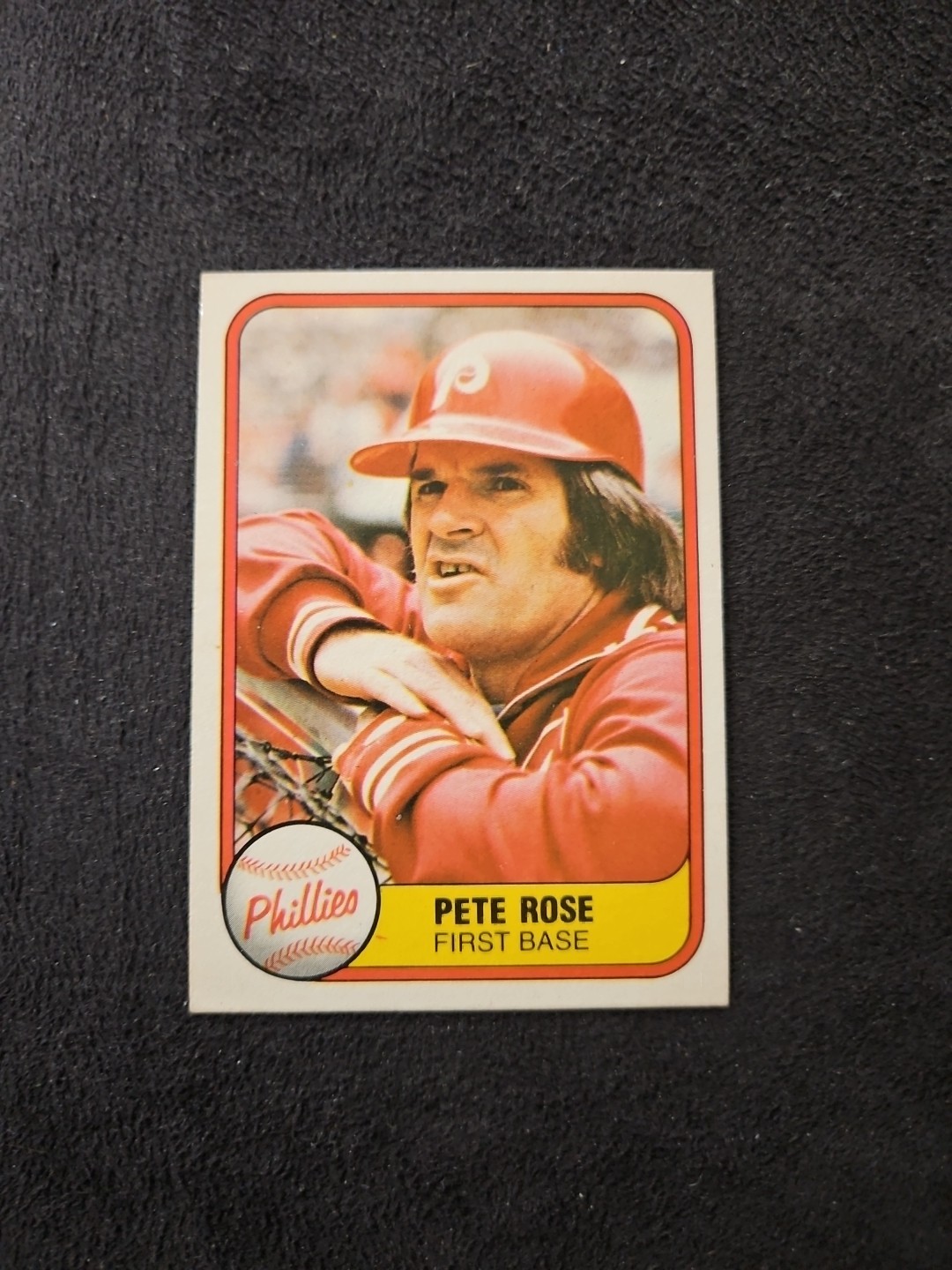 ⚾1981 Fleer #1 Pete Rose⚾EX-MT⚾