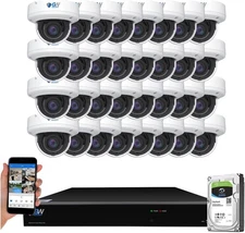 GW Security 32 Channel UltraHD 4K (3840x2160) Audio & Video Motorized Zoom Smart