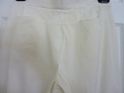 JIL SANDER Stretch Cotton White Straight Leg Trousers Size 36 Made in Italy — photo 6