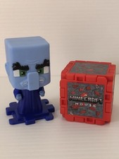 McDonalds Happy Meal Minecraft Movie Redstone Block Creeper  Blue Evoker Toys
