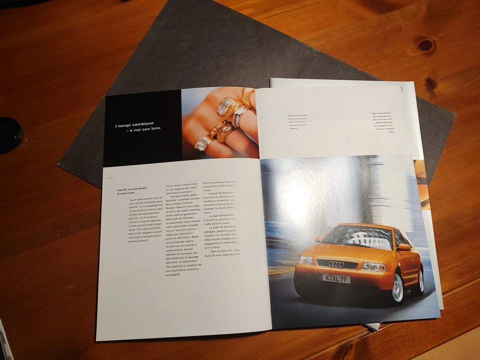 Doppio Depliant /Catalogo / Brochure AUDI A3 - Immagine 4 di 4