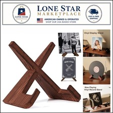 Versatile Lightweight Wooden Album Stand - Ideal Gift for Record Lovers