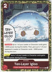 Ten-Layer Igloo (Pirate Foil) OP10-018 - Premium Booster - The Best Vol. 2