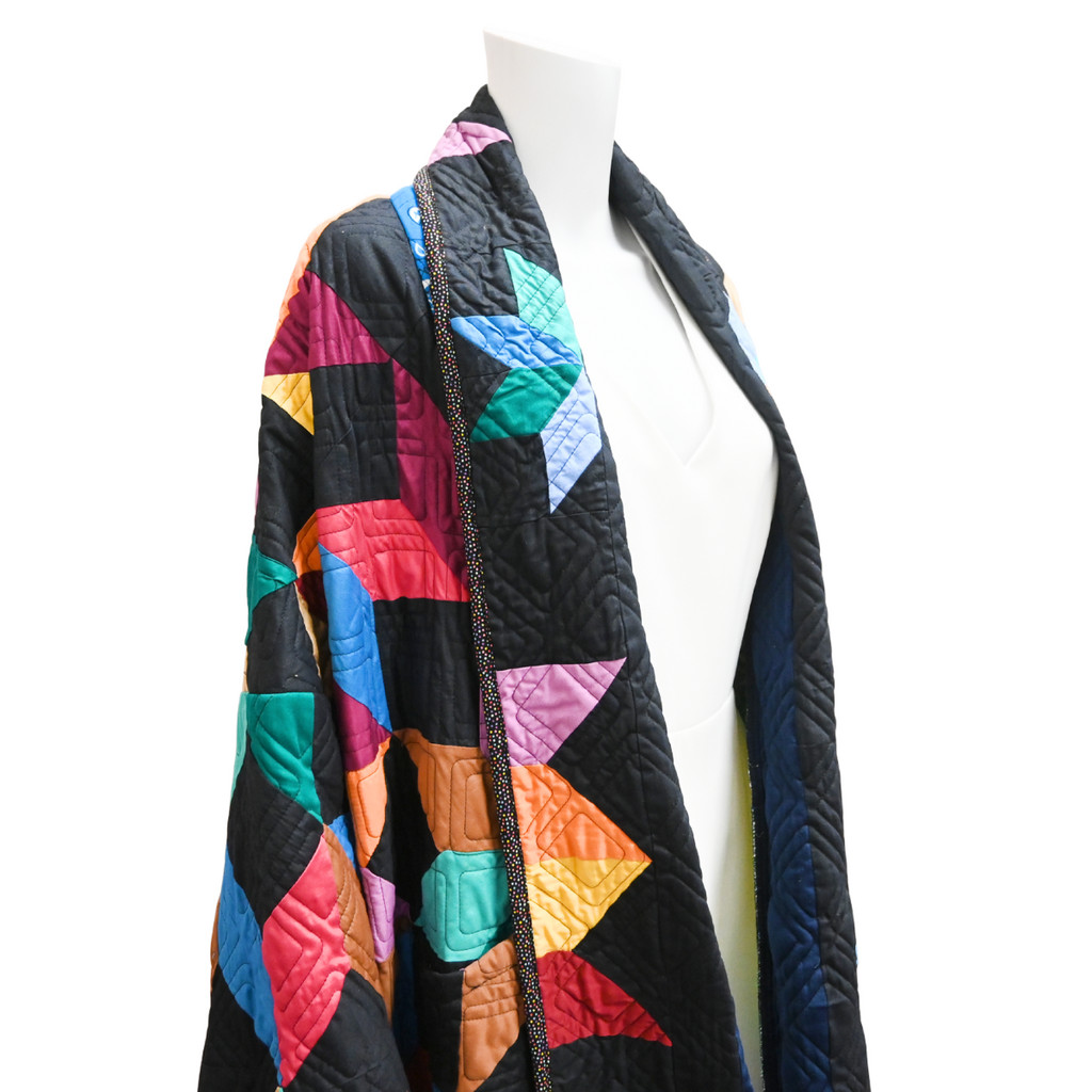 LADY LANCASTER | Multicolor Patchwork The Blankie… - image 3