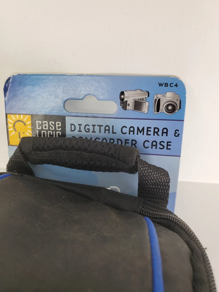 New Black Camera/Phone CASE LOGIC Travel Pouch Wrist Strap, Belt Loop & Handle - Image 3 of 4