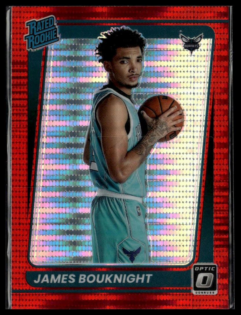 2021-22 Donruss Optic #151 James Bouknight Red Pulsar