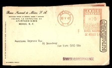 Mayfairstamps Mexico 1942 National bank to New York NY USA Cover aax_75799