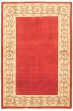 Hand Knotted Area Rug 3'2" x 4'10" Traditional Oriental Wool Carpet